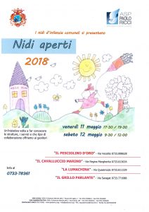 NIDI APERTI 2018