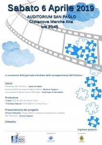 locandina cinema autismo