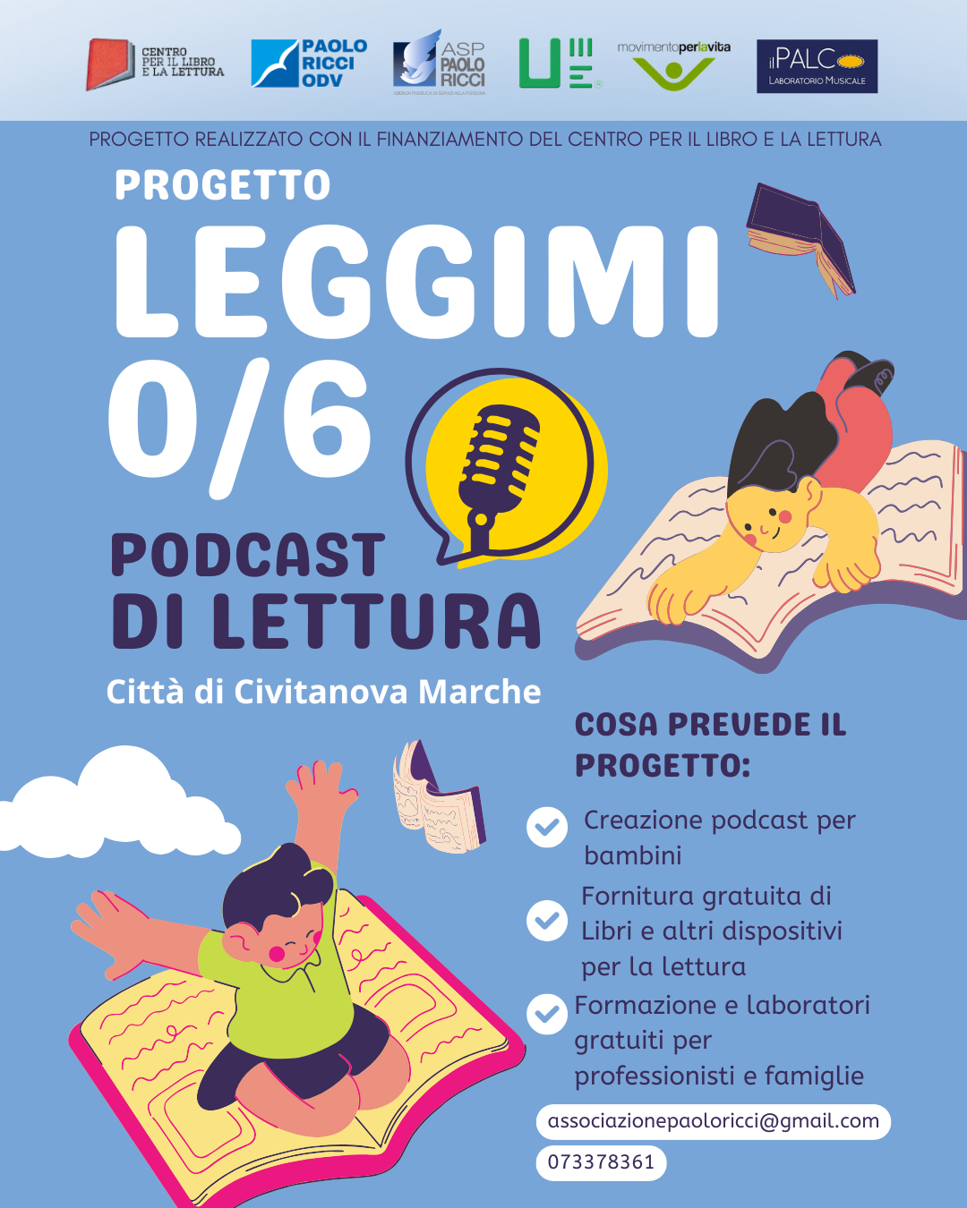 Progetto Leggimi Podcast di Lettura zerosei | Centro per la Lettura ASP Paolo Ricci Civitanova Marche